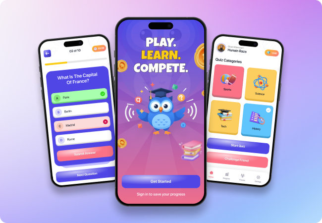 Quiz Game App Design